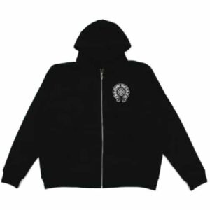 Chrome Hearts Malibu Exclusive Horse Shoe Zip Up Hoodie-Front