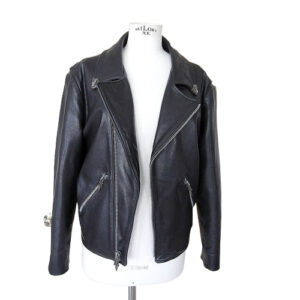 It is likely that the Leather Sterling Silver Hardware M Mint Jacket is a stylish and high-quality jacket made of leather and featuring sterling silver hardware. The "M" in the name may refer to the size of the jacket. I am unable to provide further information about the specific design or features of the jacket as I do not have access to updated information about the product. Is there anything else I can help you with