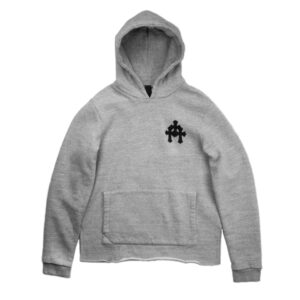 "Chrome Hearts AW19 Patchwork Hoodie: A cozy, eclectic hoodie featuring patchwork designs in various fabrics and colors. Perfect for streetwear enthusiasts looking to make a bold statement."