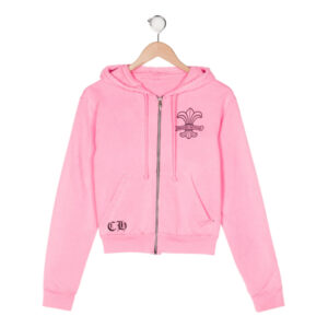 The Chrome Hearts Girls Zip-Up Pink Hoodie is a hooded sweatshirt designed for girls. It is made from a soft, comfortable fabric and features the Chrome Hearts logo on the front. The hoodie is pink in color and has a zip-up front, making it easy to put on and take off. It is not clear if this hoodie is still available for purchase. If you are interested in purchasing a Chrome Hearts Girls Zip-Up Pink Hoodie, I recommend checking the official website of Chrome Hearts to see if it is currently available. You might also try contacting the customer service department of the company for more information.