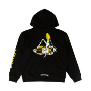"Chrome Hearts Matty Boy Sex Records Concept Hoodie: Black hoodie featuring a bold graphic design with Matty Boy Sex Records logo and intricate detailing."