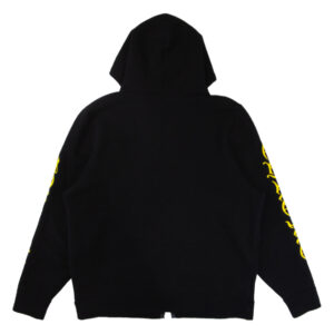 The Chrome Hearts Yellow Logo Cashmere Hoodie is a hooded sweatshirt made from cashmere, a luxurious and soft type of wool. It is likely to be a high-quality and comfortable piece of clothing. The hoodie features the Chrome Hearts logo in yellow, which is a distinctive feature of the brand. It is not clear if this hoodie is still available for purchase. If you are interested in purchasing a Chrome Hearts Yellow Logo Cashmere Hoodie, I recommend checking the official website of Chrome Hearts to see if it is currently available. You might also try contacting the customer service department of the company for more information.