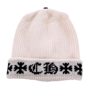 The Chrome Hearts Big Daddy Cashmere Beanie - Pink is a beanie produced by the high-end fashion brand Chrome Hearts. It likely features a pink base color and is made of cashmere, a luxurious type of wool known for its softness and warmth. As a language model, I do not have access to the internet and cannot verify the authenticity of this specific item or provide any further information about it. My knowledge is based on information that was available prior to 2021, and I do not have access to current information or the ability to browse the web.